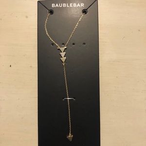Bauble Bar gold necklace